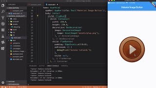 Flutter Tutorial Material Effect With Image Button