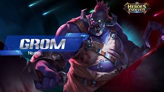 Heroes Evolved Mobile - GROM NEW SKIN , DEEPSEA ANGLER