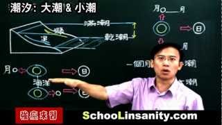 強瘋來習-地球科學01-潮汐大潮小潮