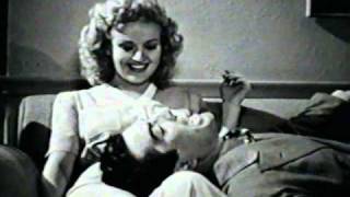 Victor Mature From Footlight Serenade - Land On Your Feet - Restored Scene With Betty Grable