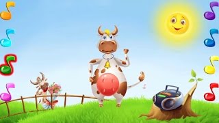 Танцы с животными - Смешная Танцующая корова игра для ДЕТЕЙ от 2 лет