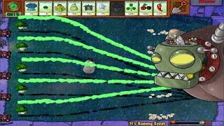 PLANTS VS ZOMBIES 100% CATTAIL VS DR. ZOMBOSS`S MOD  HALLOWEEN