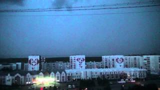 Фантастическая ночная гроза. г. Ухта. 3 июля 2014г.