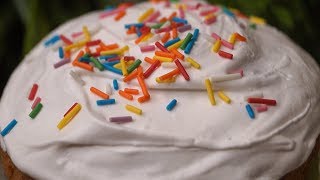 Чудо глазурь для куличей! Без яйца и Не крошится при нарезке!