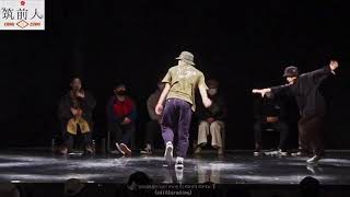 ワーカホリック vs エロガキ BEST4 筑前人 vol.14 DANCE BATTLE