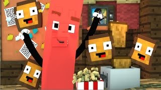 ПОЛНЫЙ РАСКОЛБАС В МАЙНКРАФТЕ! СОСИСКА СЪЕЛА БУЛОЧКУ В МАЙНКРАФТЕ! SAUSAGE PARTY! МАЙНКРАФТ МУЛЬТИКИ