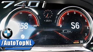 BMW 7 Series G11 740i ACCELERATION & TOP SPEED 0-260km/h by AutoTopNL