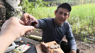 Река  Мулымья и Карьер с щукой!!! Две ночевки в ханты-мансийске!!!