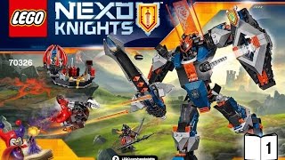 LEGO Nexo Knights The Black Knight Mech 70326 Instructions DIY Book 1