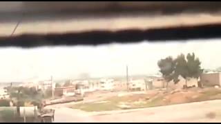 18+ graphic! Syrian army T-72 sends Salafi terrorists to their 72 male virgins in hell