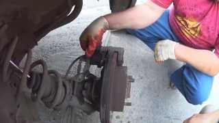 замена тормозных колодок Nissan almera N16