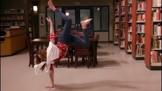 Shelley Hennig does a Teen Wolf dance