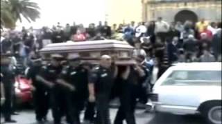 Funeral de policía federal asesinado por sicarios