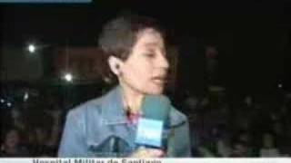 Pinochetistas agreden a una reportera española
