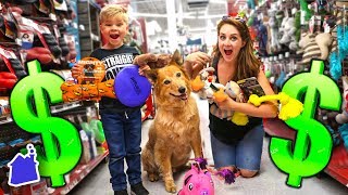 Buying My Dog Everything He Touches! *No Budget Challenge* ??