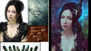 Night Bird (Speed Art) by Nikulina Helena