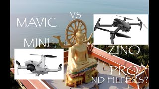 DJI Mavic Mini vs. Hubsan Zino Pro (ND16 Filter Challenge)