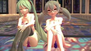 【MMD】誰も見てないから紳士ハンドが少し攻め気味 R-18