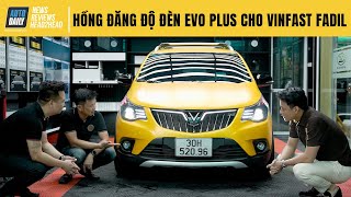 Hồng Đăng kết nhất bộ đèn Evo Plus trên VinFast Fadil độ tặng "nóc nhà"