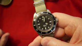 MILITARY WATCH COMPANY AUTOMATIC WATCH FIRST LOOK!