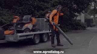 Подготовка ранцевой воздуходувки Husqvarna 580 BTs к работе