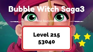 Bubble Witch 3 Level 215 53040 points No Boosters