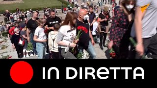 Berlino: cerimonia presso il Memoriale Sovietico in onore dei caduti di guerra