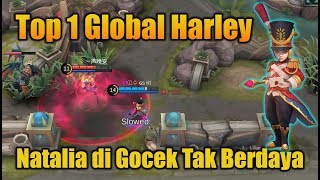 Top 1 Global Harley Kombinasi Deadly Magic + Poker Trick Damage nya Sakit Banget