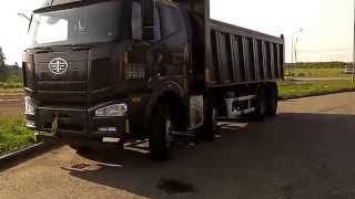 Китайские грузовики. FAW 8X4 CA3310P4K2T4 (1ое видео)