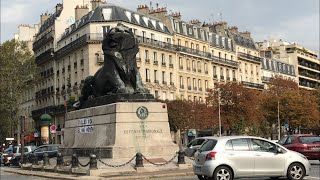 WALK IN PARIS "QUARTIER DENFERT-ROCHEREAU PARIS " 10/12/2019 PARIS 4K