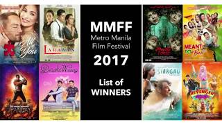 MMFF 2017 WINNERS | FULL LIST | 43rd Metro Manila Film Festival