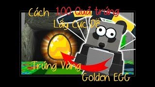 Cách Lấy Trứng Vàng Golden Egg Trong Bee Swarm Simulator Cực Dễ 100 Quả Trứng Vàng ?? [Roblox]