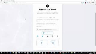 SKM - Airdrop! Получаем 50 токенов бесплатно!