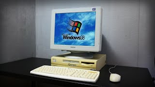 Обзор старого 22-летнего ПК 1998 года на Windows 98 ! + Обзор старых игр.