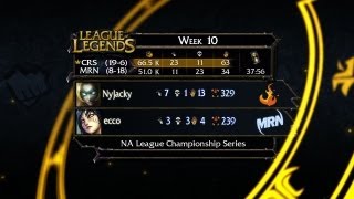 Recap: CRS vs MRN - LCS 2013 NA Spring W10D2