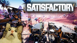 ВЫЖИВАНИЕ В SATISFACTORY - КОСМИЧЕСКИЙ ЛИФТ, СКАНЕР ОБЪЕКТОВ И КОТЫ ВМЕСТО ПАУКОВ #4
