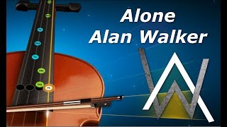 Alone - Violin Tutorial - Alan Walker