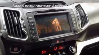 ВИДЕО при движении на родном ШГУ - KIA Sportage SL  возможно!
