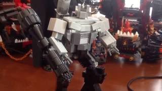 Lego Transformers - G1 Megaton Update Review (обзор)