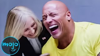 Top 10 Dwayne The Rock Johnson Bloopers