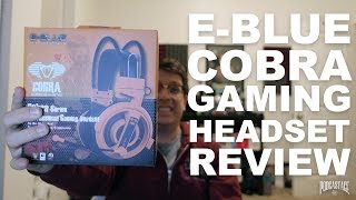 E-Blue Cobra Series Gaming Headset (EHS013) Review / Test
