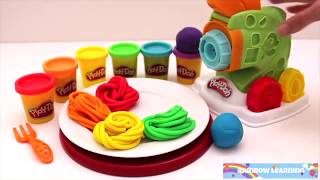 Учим цвета с Play Doh Фабрика цветные спагетти