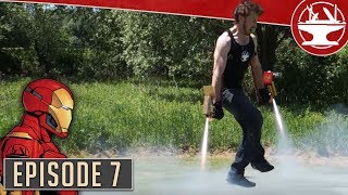 Flying Like Iron Man, Part 7: First test with rockets!