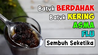 TIDAK PERLU OBAT DOKTER! BATUK BERDAHAK, BATU KERING, ASMA, BAHKAN FLU SEMBUH SEKETIKA || SEHAT TUBE
