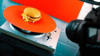 How to make a Commercial for McDonalds using a Turntable (on a Budget)
