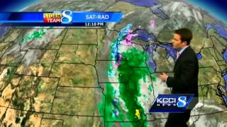 KCCI noon video forecast