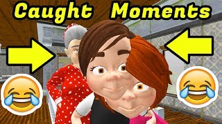 Neighbor's Secret Family Escape 3D Caught Moments