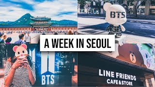SEOUL VLOG: BTS Exhibition, K-Star Road, Bunny Café and doing tourist stuff