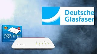 Deutsche Glasfaser - Grundeinstellungen Fritz!Box 7590