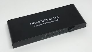 Musou HDMI Splitter 1 x 4 | Support 4K*2K and 3D in 4K